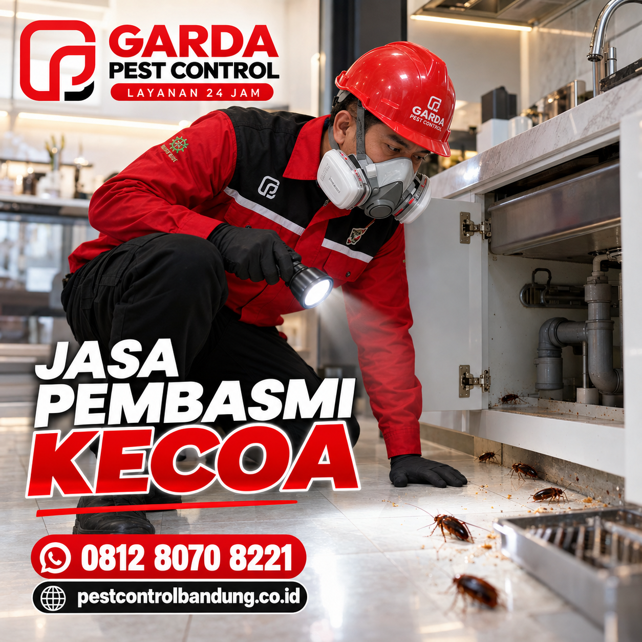 Jasa Pembasmi Kecoa di Bandung Termurah 2026