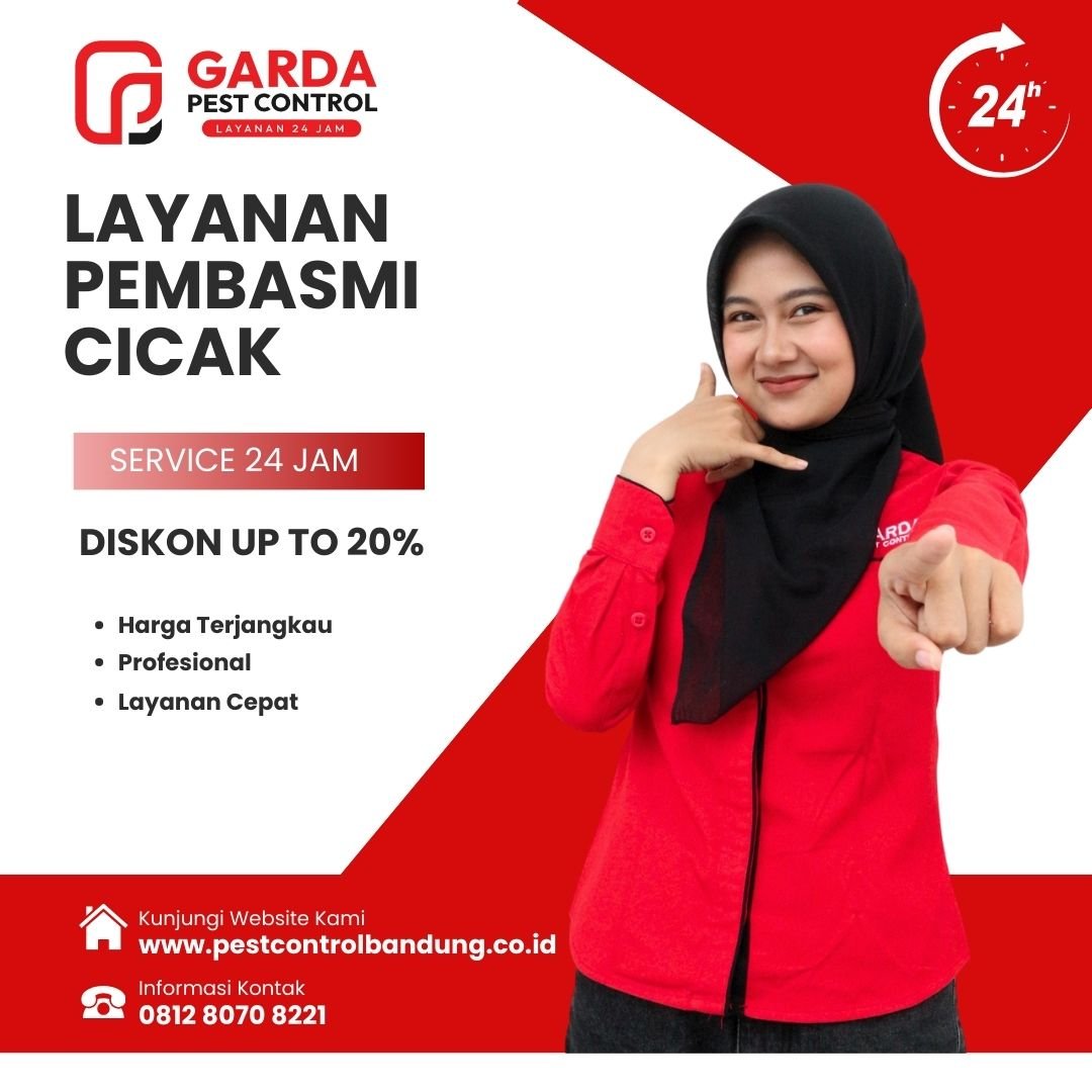 Jasa Pembasmi Cicak di Bandung 24 Jam Layanan