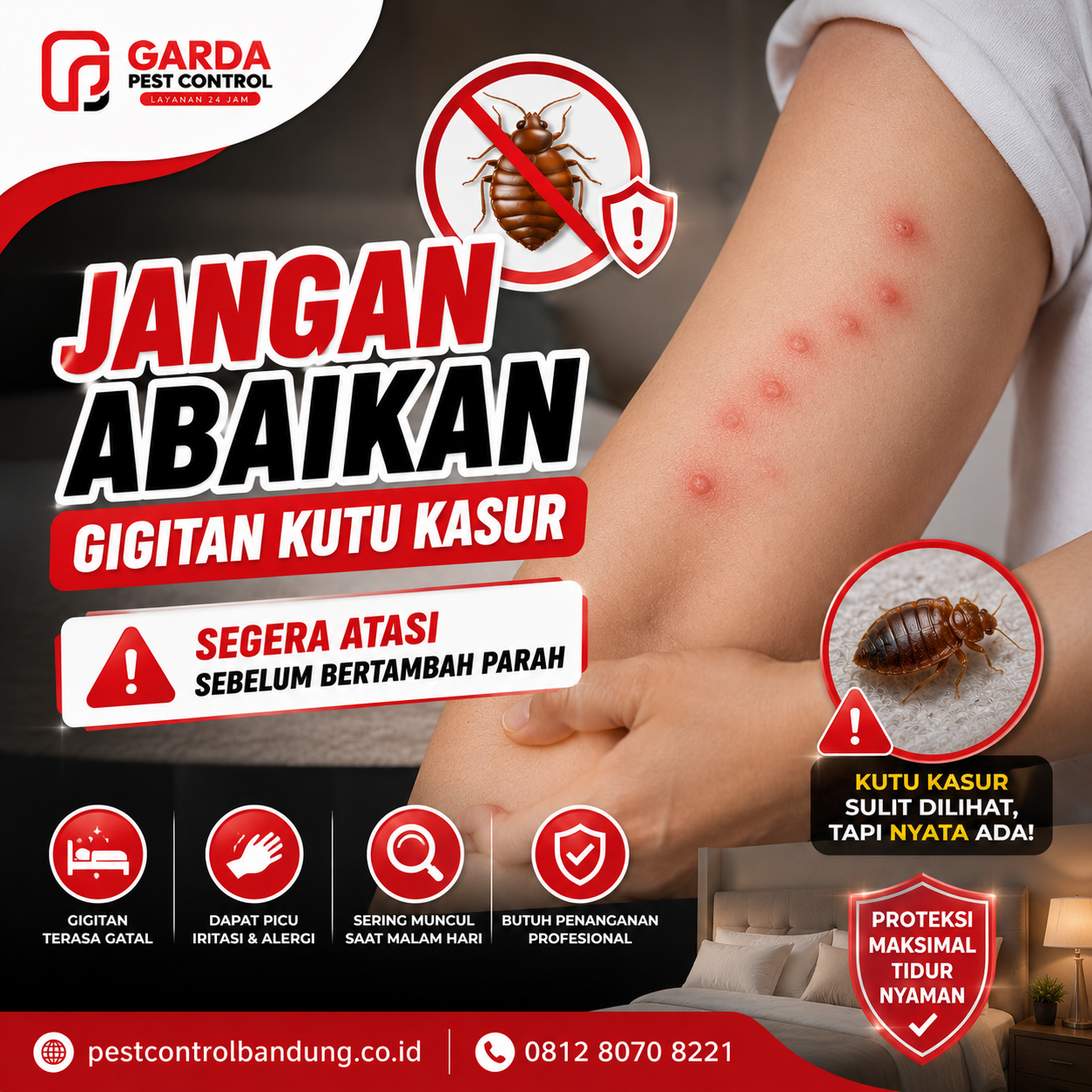 Jasa Pembasmi Kutu Kasur Profesional Bandung: Solusi Tuntas dan Aman untuk Rumah Anda