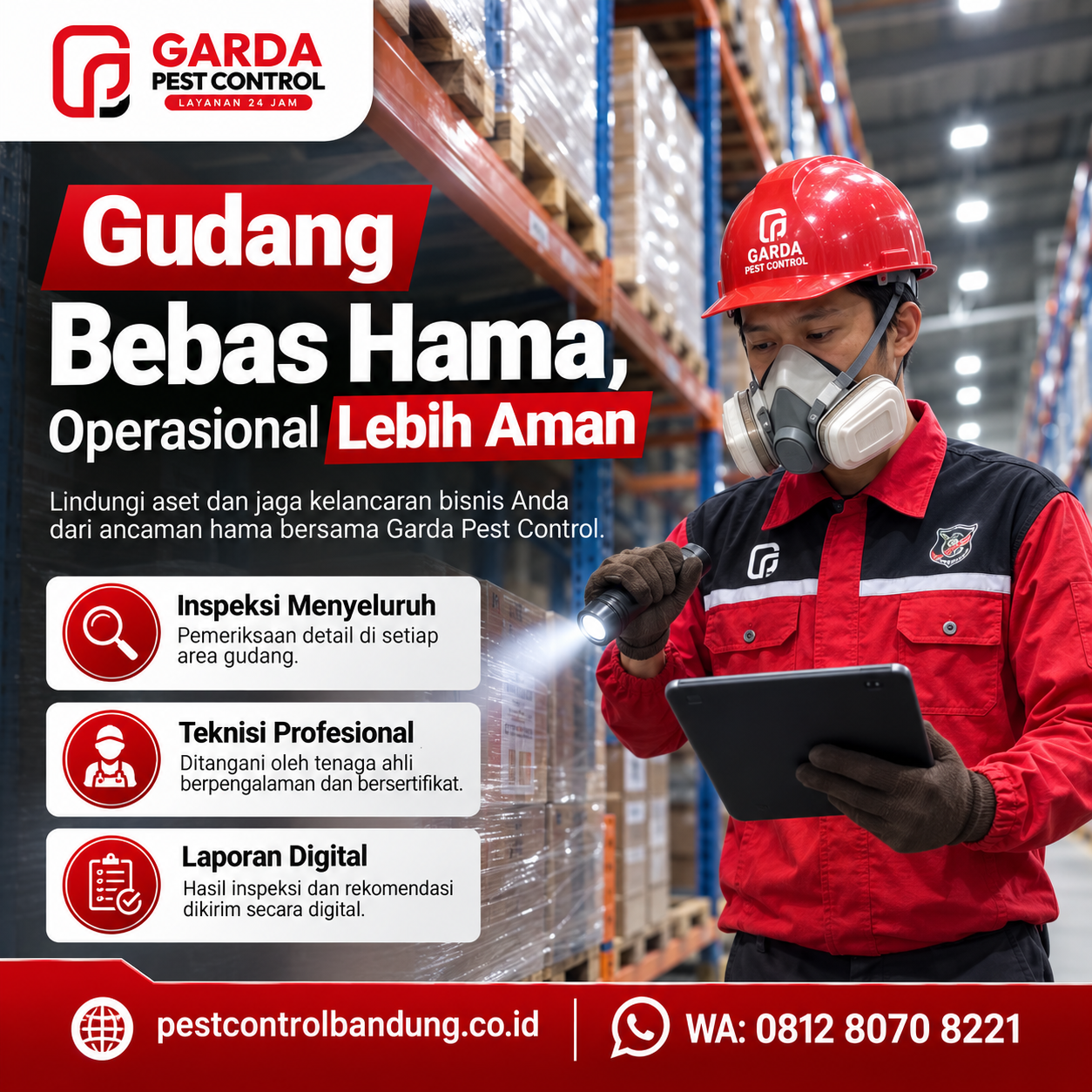Jasa Pest Control Gudang Bandung: Solusi Pengendalian Hama Area Logistik