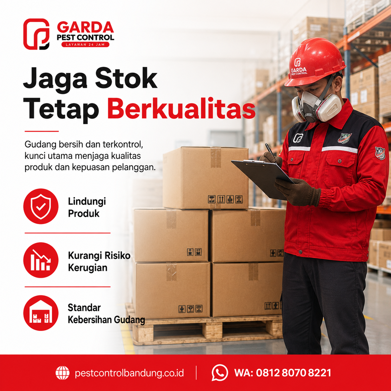 Layanan Pest Control Gudang Kawasan Industri Bandung untuk Perlindungan Stok Maksimal