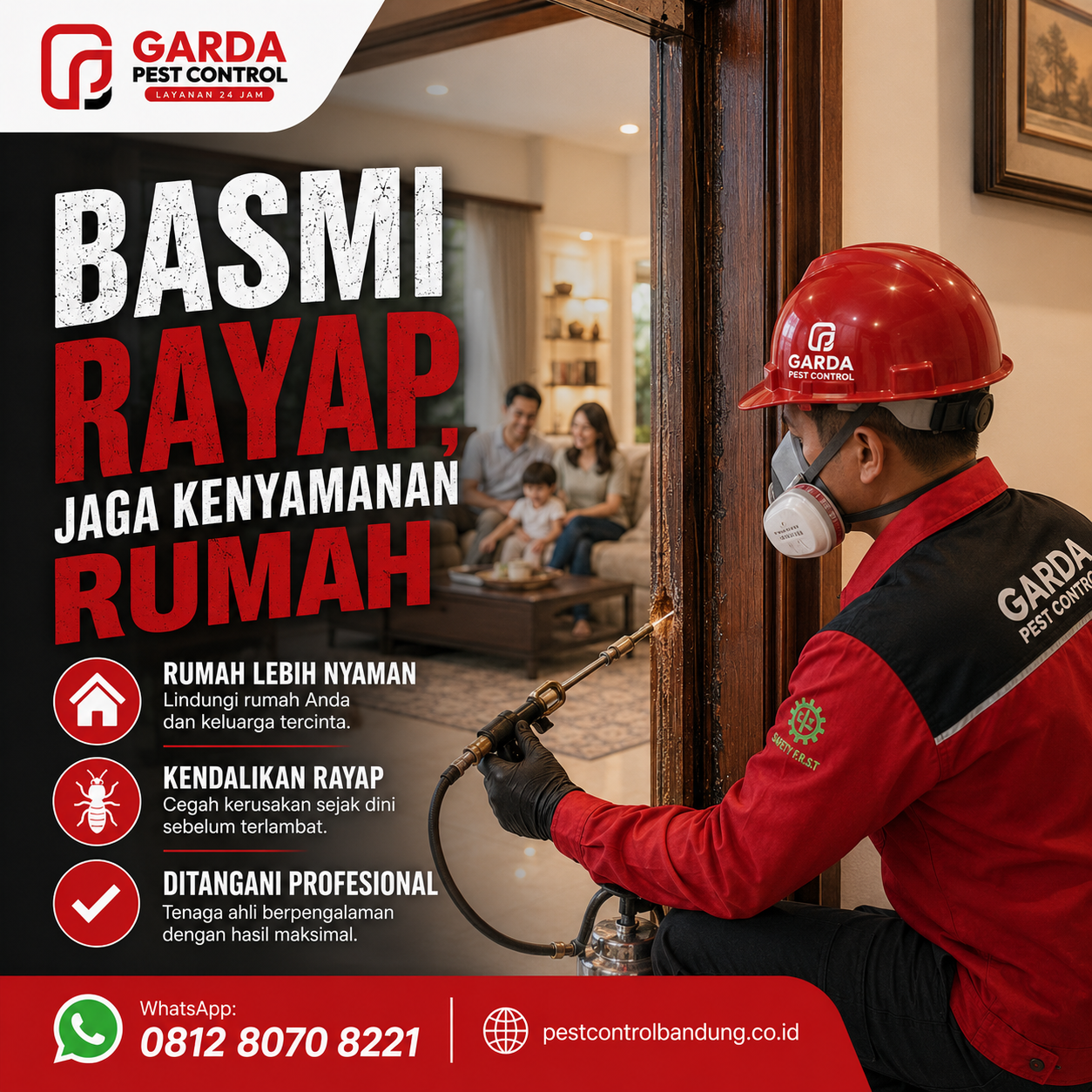 Jasa Pembasmi Rayap Bandung Profesional untuk Rumah Bebas Rayap