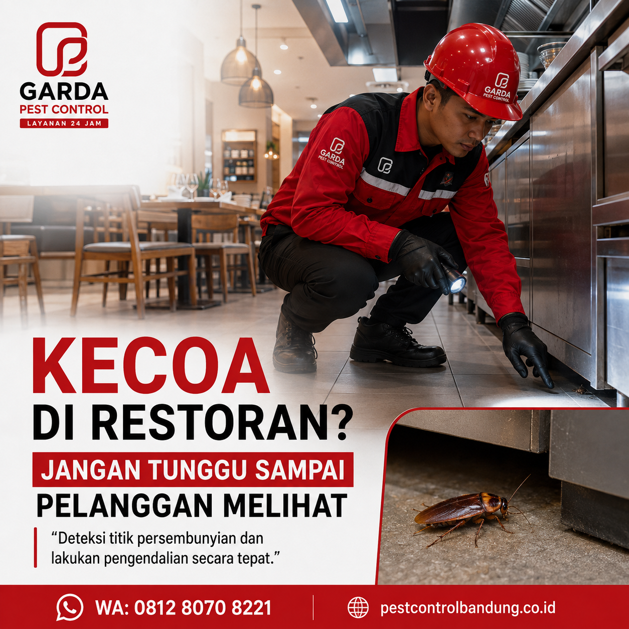 Rincian Biaya Jasa Pest Control Restoran di Bandung dan Faktor Penentunya