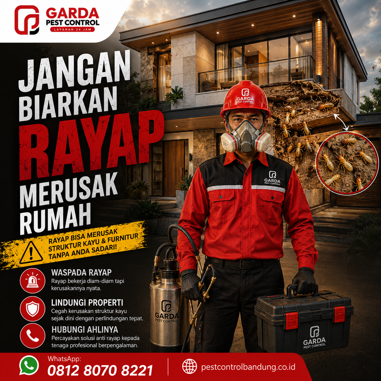 Biaya Anti Rayap Pra Konstruksi Per Meter dan Panduan Pelaksanaannya