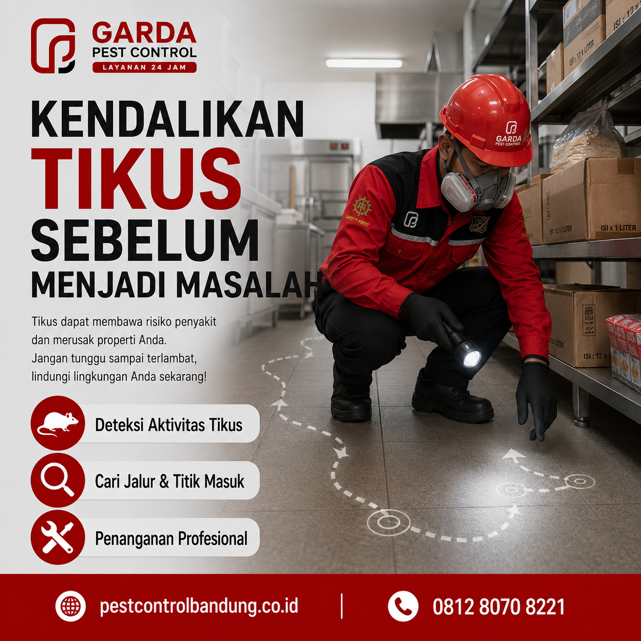 Jasa Pest Control Restoran dan Hotel di Bandung