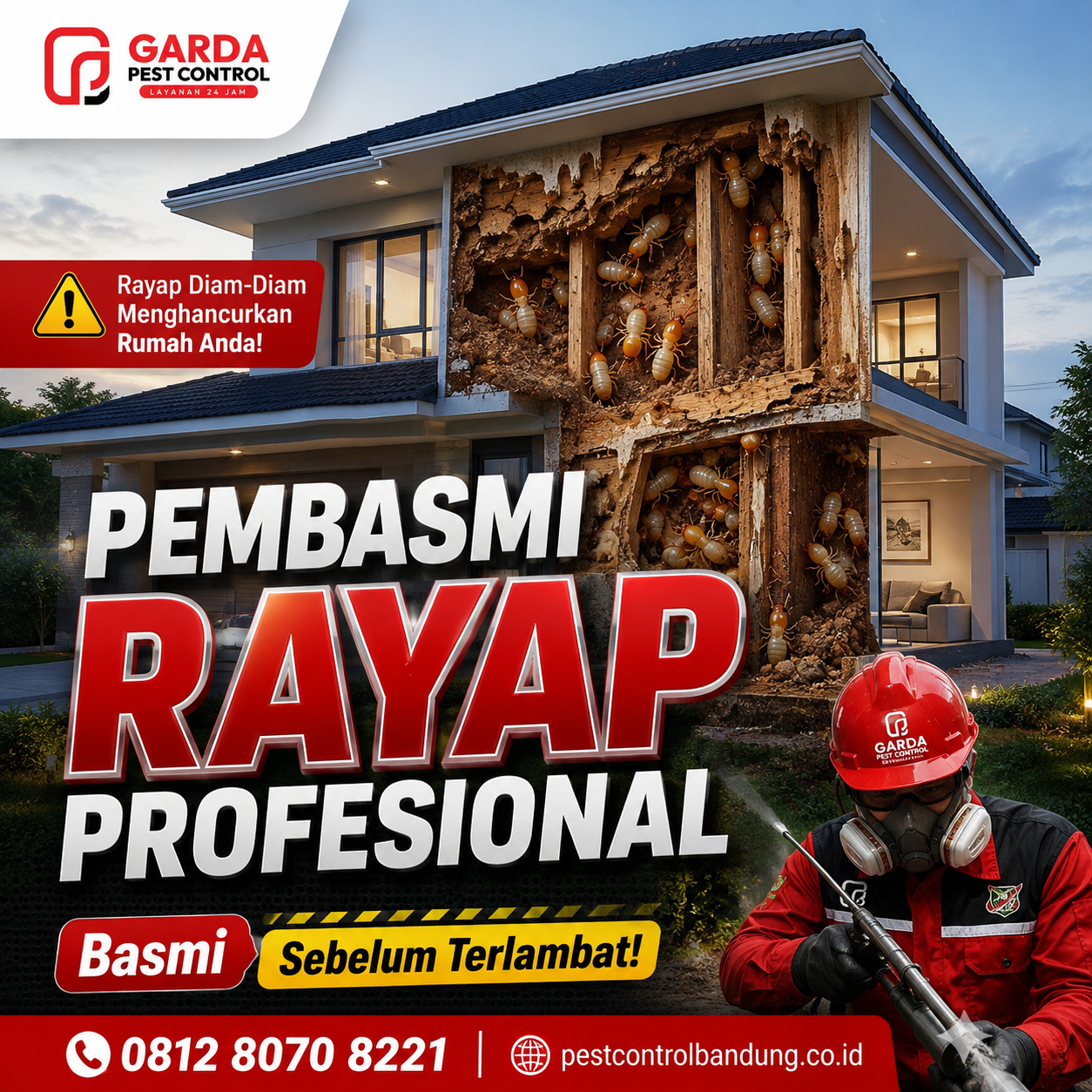 Jasa Pembasmi Rayap Bandung Profesional untuk Perlindungan Bangunan