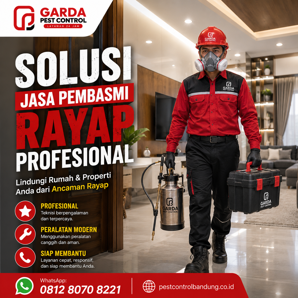 Jasa Pembasmi Rayap Bandung Profesional untuk Rumah Bebas Rayap