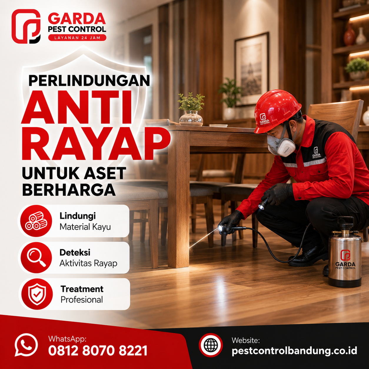 Jasa Anti Rayap Pra Konstruksi untuk Pencegahan Kerusakan Pondasi Bandung