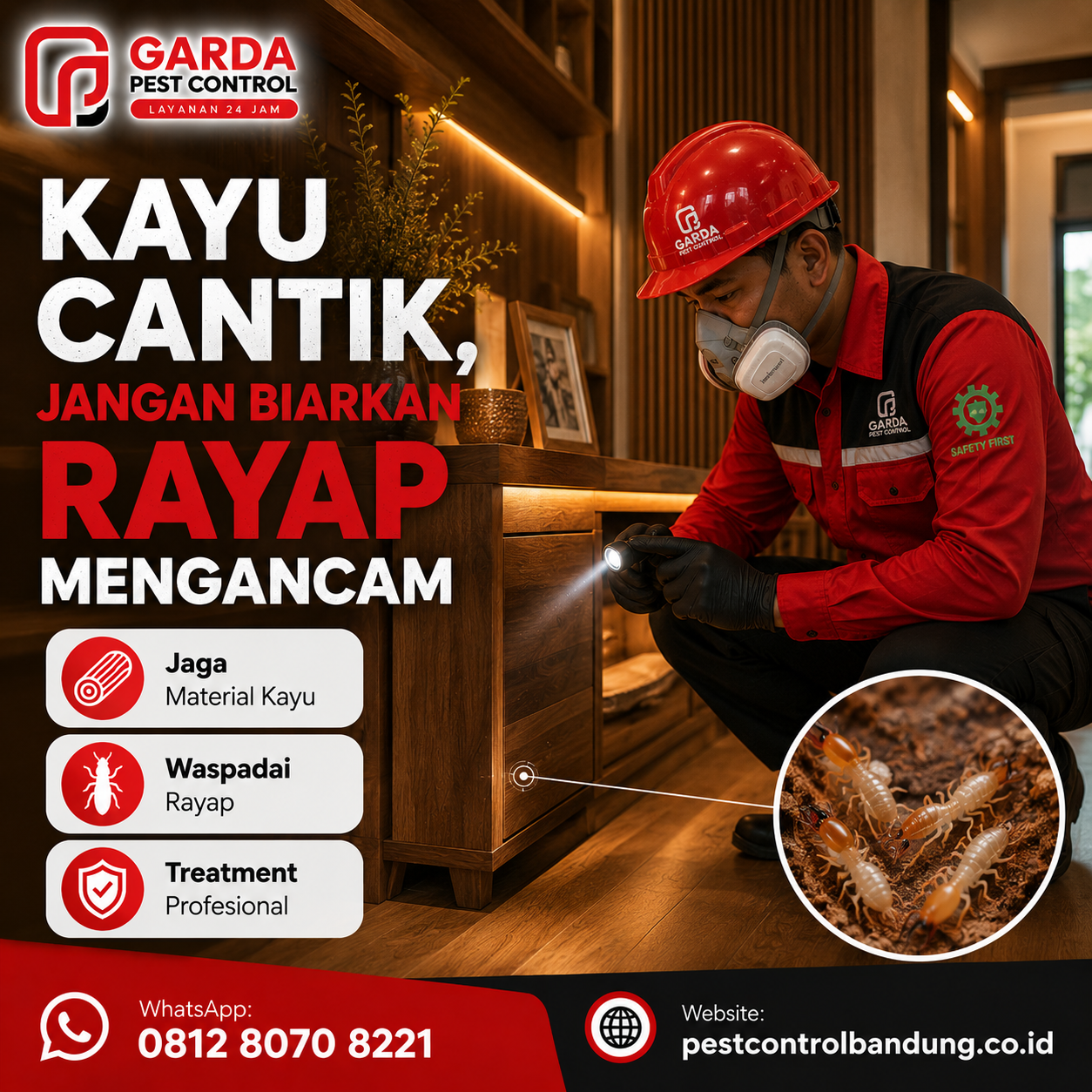 Biaya Jasa Anti Rayap Bandung dan Panduan Tarif Layanan 2026